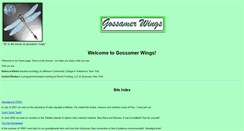 Desktop Screenshot of gossamer-wings.com